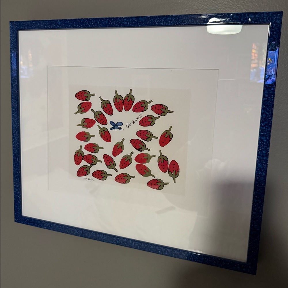 Andy Warhol print with Framebridge frame